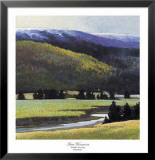 Contreforts en fin de printemps Art par Sandy Wadlington