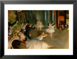 Rehearsal on Stage Posters par Edgar Degas