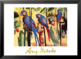 Perroquets Poster par Auguste Macke