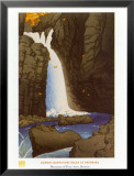 Las cataratas Yuki en Shiobara Póster por Kawase Hasui Las cataratas Yuki en Shiobara Póster por Kawase Hasui