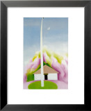 Flag Pole and White House Prints by Georgia O'Keeffe