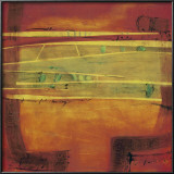 Red Landscape Prints by Elzbieta Mulas