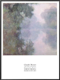 The Seine at Giverny, Morning Mists, 1897 Print by Claude Monet