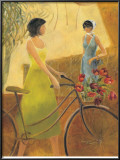 Friends at the Market Prints by Miguel Dominguez