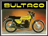 Bultaco Metralla GTS Motorcycle Poster