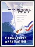Ocean Liner, Israel Poster by Noel Revest