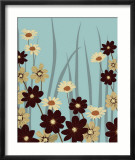 Blue Daisy Meadow Affiche par Kate Knight