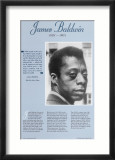 American Authors of the 20th Century - James Baldwin Lámina