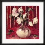 Fading Peonies Planscher av Debra Lake
