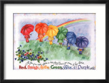 Allée de l'arc-en-ciel Affiches par Lila Rose Kennedy