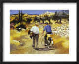 Vers le village Affiche par Andre Deymonaz