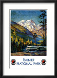 Rainier National Park Poster