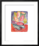 Abstract Pink and Green Flowers, c.1914-15 Affiche par A. Jawlensky