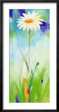 Tafel mit weißen Gänseblümchen Kunstdrucke von Heinz Voss