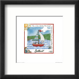 SPRC789 Sailboat Affiches par Lila Rose Kennedy