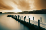 Wooden Landing Jetty-Color Kunstdruck
