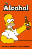 Simpsons-Homer to Alcohol Pósters Simpsons-Homer to Alcohol Pósters