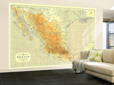 Mexico 1914 Wall Mural – Large Mexico 1914 Wall Mural – Large