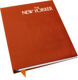 The New Yorker 2012 Desk Diary, Tangerine Linen Desk Diary