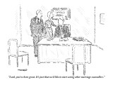 "Look, you've been great. It's just that we'd like to start seeing other m…" - New Yorker Cartoon Premium Giclee Print by Robert Mankoff