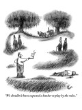"We shouldn't have expected a banker to play by the rules." - New Yorker Cartoon Premium Giclee Print by Frank Cotham