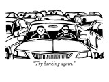 "Try honking again." - New Yorker Cartoon Premium Giclee Print by Drew Dernavich