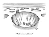 "Performance art eludes me." - New Yorker Cartoon Premium Giclee Print by Frank Cotham