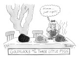 Goldilocks and the Three Little Pigs. - New Yorker Cartoon Premium Giclee Print by Danny Shanahan