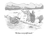 "He has a very deft touch." - New Yorker Cartoon Premium Giclee Print by Danny Shanahan