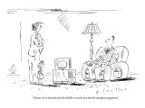 "I know we're married, but I'd still like to work out a shared-custody arr…" - New Yorker Cartoon Premium Giclee Print by Barbara Smaller