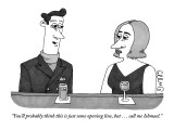 "You'll probably think this is just some opening line, but ... call me Ish…" - New Yorker Cartoon Premium Giclee Print by J.C. Duffy