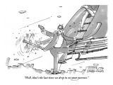 "Well, that's the last time we drop in on your parents." - New Yorker Cartoon Premium Giclee Print by Michael Crawford