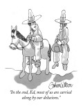 "In the end, Ed, most of us are carried along by our delusions." - New Yorker Cartoon Premium Giclee Print by Gahan Wilson