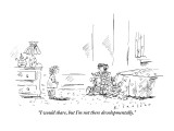 "I would share, but I'm not there developmentally." - New Yorker Cartoon Premium Giclee Print by Barbara Smaller