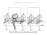 "Damn it, Hollister, you're totally ruining casual Friday." - New Yorker Cartoon Premium Giclee Print by Jack Ziegler