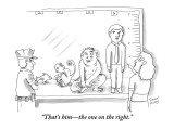 "That's him—the one on the right." - New Yorker Cartoon Premium Giclee Print by Trevor Hoey