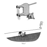 "Velcro!" - New Yorker Cartoon Premium Giclee Print by J.C. Duffy