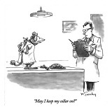 "May I keep my collar on?" - New Yorker Cartoon Premium Giclee Print by Mike Twohy