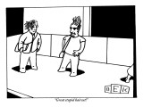 "Great stupid haircut!" - New Yorker Cartoon Premium Giclee Print by Bruce Eric Kaplan