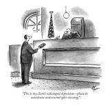 "This is my client's videotaped deposition—please be considerate and rewin… Premium Giclee Print by Frank Cotham