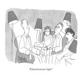 "Edward attracts light." - New Yorker Cartoon Premium Giclee Print by Gahan Wilson