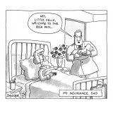 My Insurance Dad - New Yorker Cartoon Premium Giclee Print by Jack Ziegler