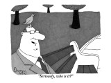 "Seriously, who is it?" - New Yorker Cartoon Premium Giclee Print by J.C. Duffy