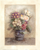 Auriculas II Print by Charlene Winter Olson