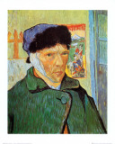 Self-Portrait with Bandaged Ear, c.1889 Plakat autor Vincent van Gogh Self-Portrait with Bandaged Ear, c.1889 Plakat autor Vincent van Gogh