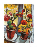 Blumen am Fenster Prints by Auguste Macke