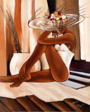 Bustier blanc Plakat autor Pierre Farel Bustier blanc Plakat autor Pierre Farel