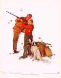 Careful Aim Prints by Norman Rockwell
