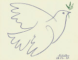 Blue Dove Poster by Pablo Picasso