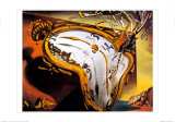 Reloj blando en el momento de su primera explosión, ca. 1954 Láminas por Salvador Dalí